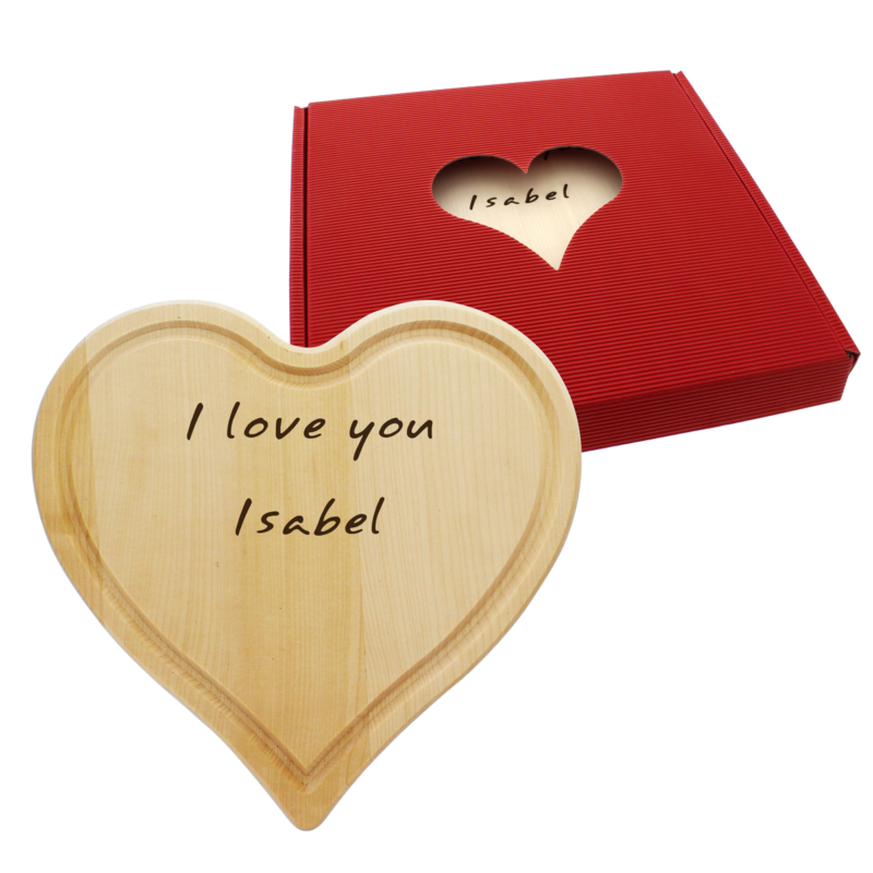 Bild von   herzbrettchen mit wunschgravurpng | Individuelle 🎁 persönliche 🎁 personalisierte Geschenke bedruckt ▪ bestickt ▪ graviert