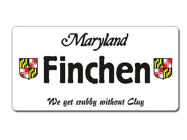 USA Nummernschild Maryland mit individuellem Wunschtext bedruckt