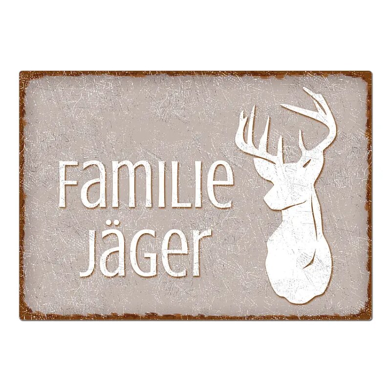 Bild von   dekoschild im vintage look mitjpg | Individuelle 🎁 persönliche 🎁 personalisierte Geschenke bedruckt ▪ bestickt ▪ graviert