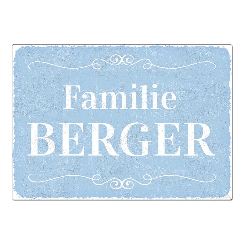 Bild von   vintage schild mit wunschtextjpg | Individuelle 🎁 persönliche 🎁 personalisierte Geschenke bedruckt ▪ bestickt ▪ graviert