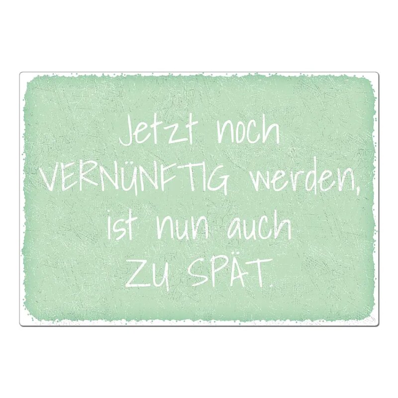 Bild von   vintage schild mit wunschtextjpg | Individuelle 🎁 persönliche 🎁 personalisierte Geschenke bedruckt ▪ bestickt ▪ graviert