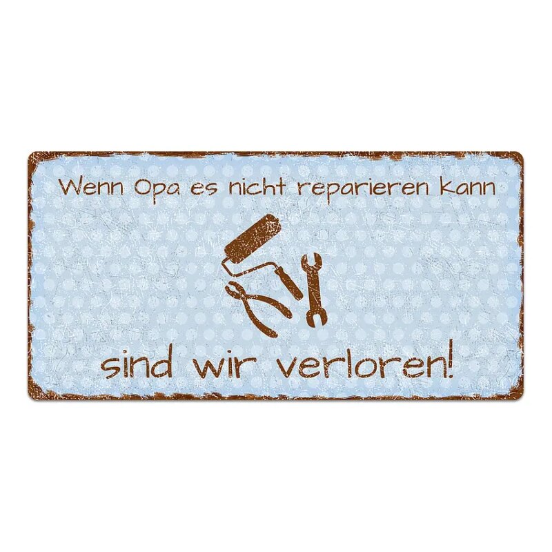 Bild von   vintage tuerschild puenktchenjpg | Individuelle 🎁 persönliche 🎁 personalisierte Geschenke bedruckt ▪ bestickt ▪ graviert