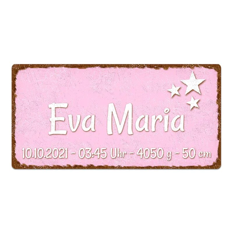 Bild von   dekoschild im vintagestyle mitjpg | Individuelle 🎁 persönliche 🎁 personalisierte Geschenke bedruckt ▪ bestickt ▪ graviert