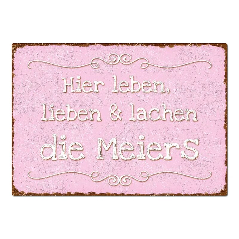 Bild von   shabbyschild mit wunschtext ajpg | Individuelle 🎁 persönliche 🎁 personalisierte Geschenke bedruckt ▪ bestickt ▪ graviert