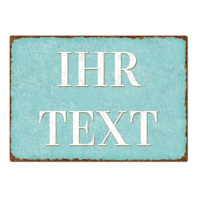 Bild von   schild im shabby look mit wunsjpg | Individuelle 🎁 persönliche 🎁 personalisierte Geschenke bedruckt ▪ bestickt ▪ graviert