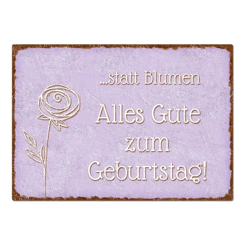 Bild von   schild im shabby look mit wunsjpg | Individuelle 🎁 persönliche 🎁 personalisierte Geschenke bedruckt ▪ bestickt ▪ graviert