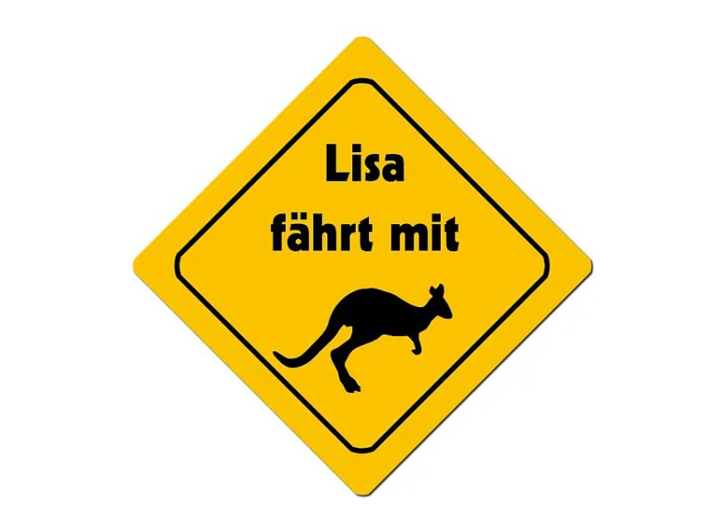 Bild von   strassenschild australien mitjpg | Individuelle 🎁 persönliche 🎁 personalisierte Geschenke bedruckt ▪ bestickt ▪ graviert