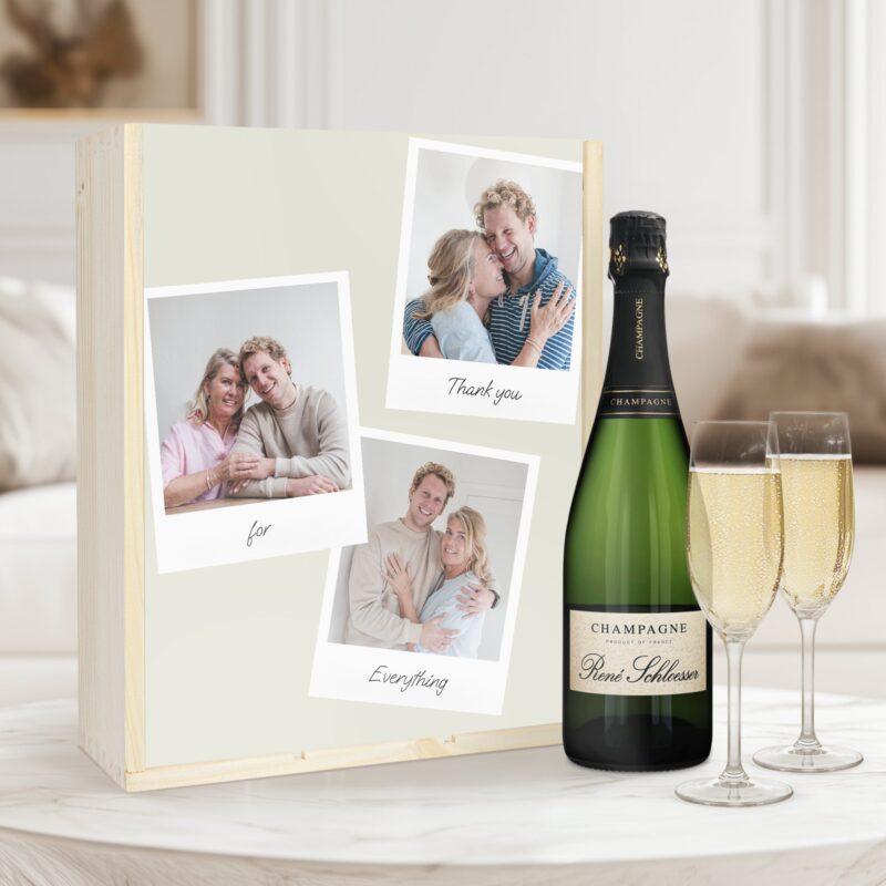 Bild von   champagner geschenk rene schljpg | Individuelle 🎁 persönliche 🎁 personalisierte Geschenke bedruckt ▪ bestickt ▪ graviert