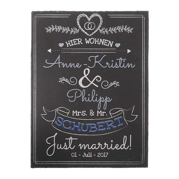 Bild von   geschenk zur hochzeit individujpg | Individuelle 🎁 persönliche 🎁 personalisierte Geschenke bedruckt ▪ bestickt ▪ graviert