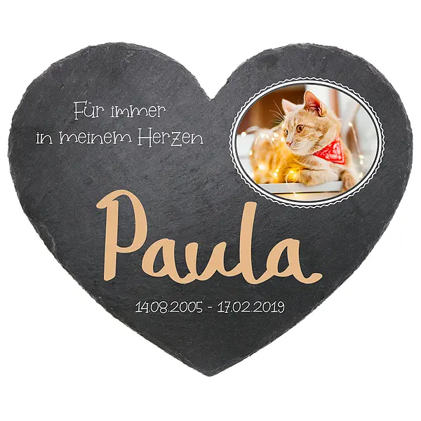 Bild von   erinnerungstafel fuer haustierjpg | Individuelle 🎁 persönliche 🎁 personalisierte Geschenke bedruckt ▪ bestickt ▪ graviert