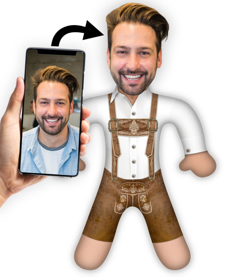 Bild von   du als oktoberfest lederhose sjpg | Individuelle 🎁 persönliche 🎁 personalisierte Geschenke bedruckt ▪ bestickt ▪ graviert
