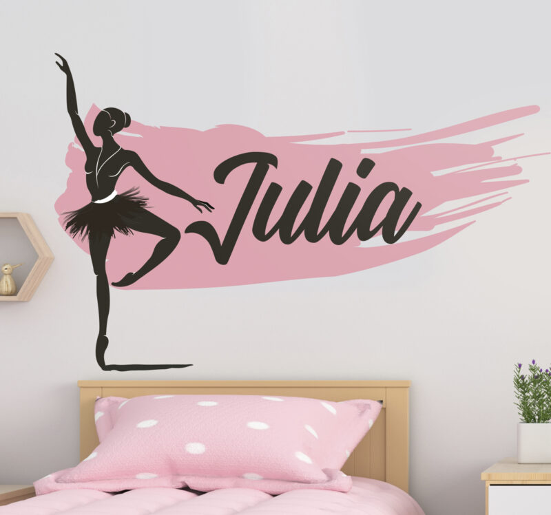 Bild von   maedchen ballett mit namen wanjpg | Individuelle 🎁 persönliche 🎁 personalisierte Geschenke bedruckt ▪ bestickt ▪ graviert