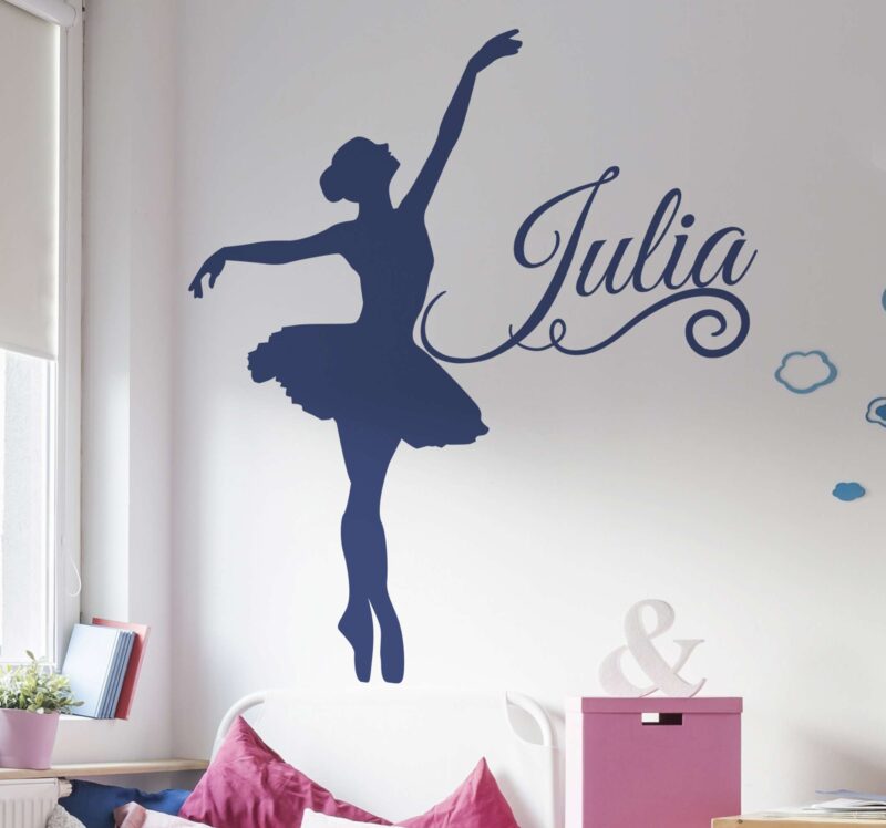 Bild von   silhoutte balletttaenzerin mitjpg | Individuelle 🎁 persönliche 🎁 personalisierte Geschenke bedruckt ▪ bestickt ▪ graviert