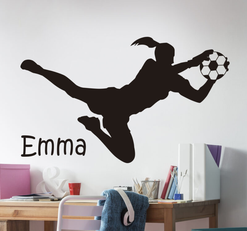 Bild von   wandsticker fussball fussballtjpg | Individuelle 🎁 persönliche 🎁 personalisierte Geschenke bedruckt ▪ bestickt ▪ graviert