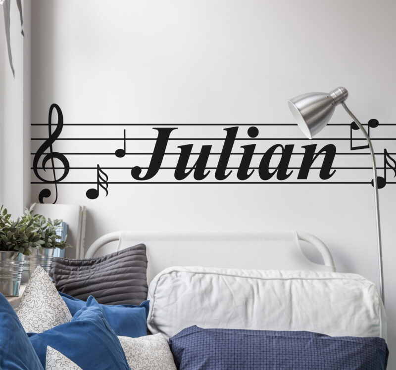 Bild von   musikalischer sticker musiknotjpg | Individuelle 🎁 persönliche 🎁 personalisierte Geschenke bedruckt ▪ bestickt ▪ graviert