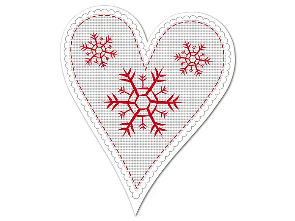 Bild von   huettendeko herz mit schneeflojpg | Individuelle 🎁 persönliche 🎁 personalisierte Geschenke bedruckt ▪ bestickt ▪ graviert