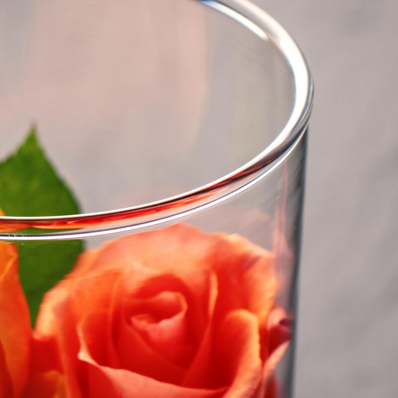 Bild von   runde vase mit gravur zur hochjpg | Individuelle 🎁 persönliche 🎁 personalisierte Geschenke bedruckt ▪ bestickt ▪ graviert