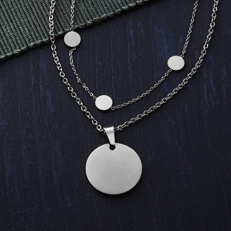 Bild von   set layering kette und halskjpg | Individuelle 🎁 persönliche 🎁 personalisierte Geschenke bedruckt ▪ bestickt ▪ graviert