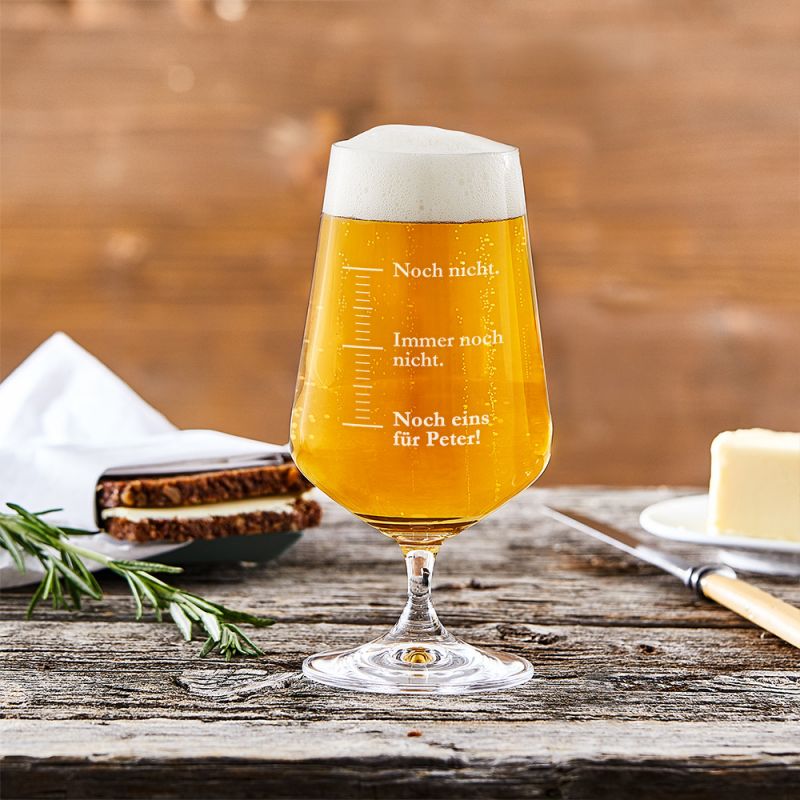 Bild von   bierglas mit gravur masseinheijpg | Individuelle 🎁 persönliche 🎁 personalisierte Geschenke bedruckt ▪ bestickt ▪ graviert