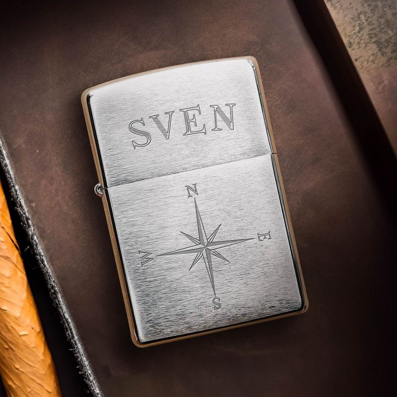 Bild von   zippo feuerzeug personalisiejpg | Individuelle 🎁 persönliche 🎁 personalisierte Geschenke bedruckt ▪ bestickt ▪ graviert