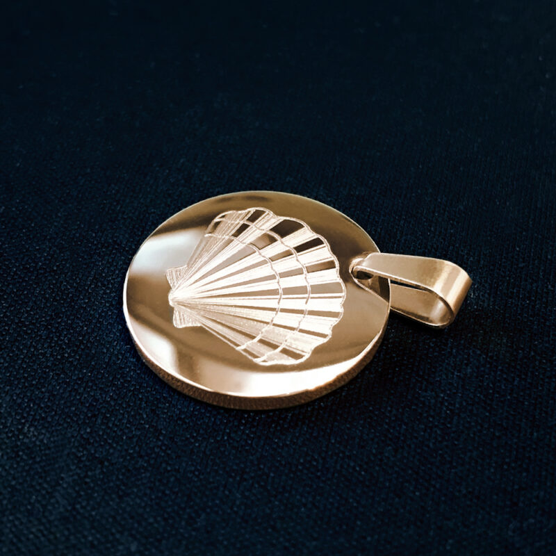 Bild von   kette mit gravur runder anhajpg | Individuelle 🎁 persönliche 🎁 personalisierte Geschenke bedruckt ▪ bestickt ▪ graviert