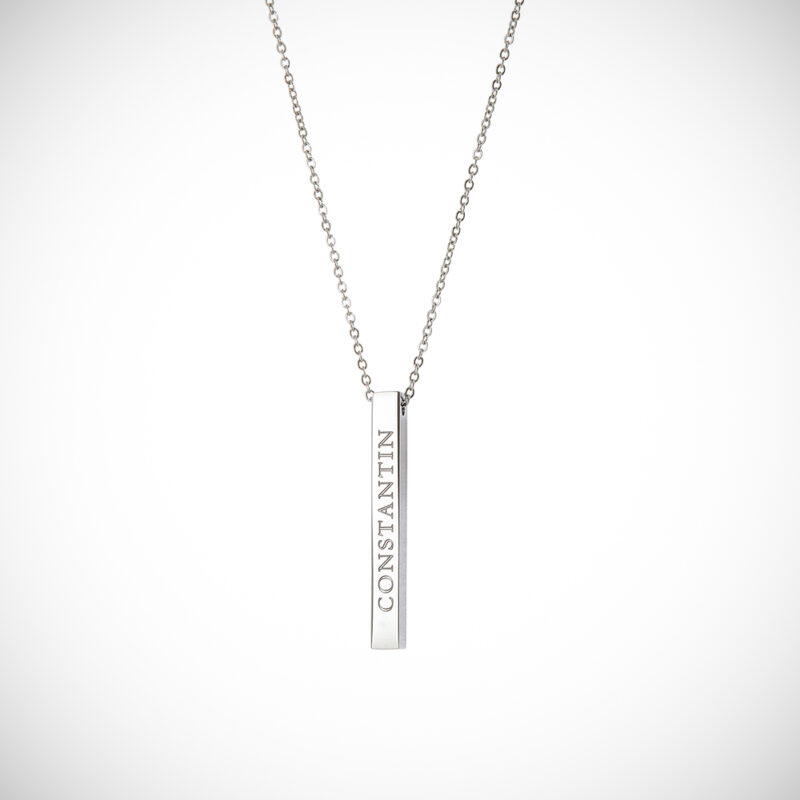 Bild von   halskette mit gravur silberjpg | Individuelle 🎁 persönliche 🎁 personalisierte Geschenke bedruckt ▪ bestickt ▪ graviert