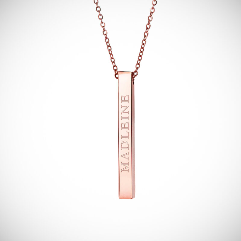 Bild von   halskette mit gravur rosegojpg | Individuelle 🎁 persönliche 🎁 personalisierte Geschenke bedruckt ▪ bestickt ▪ graviert