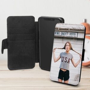 iPhone 12 Flip-Case selbst gestalten mit eigenem Foto - Hochformat - Ohne Vorlage gestalten