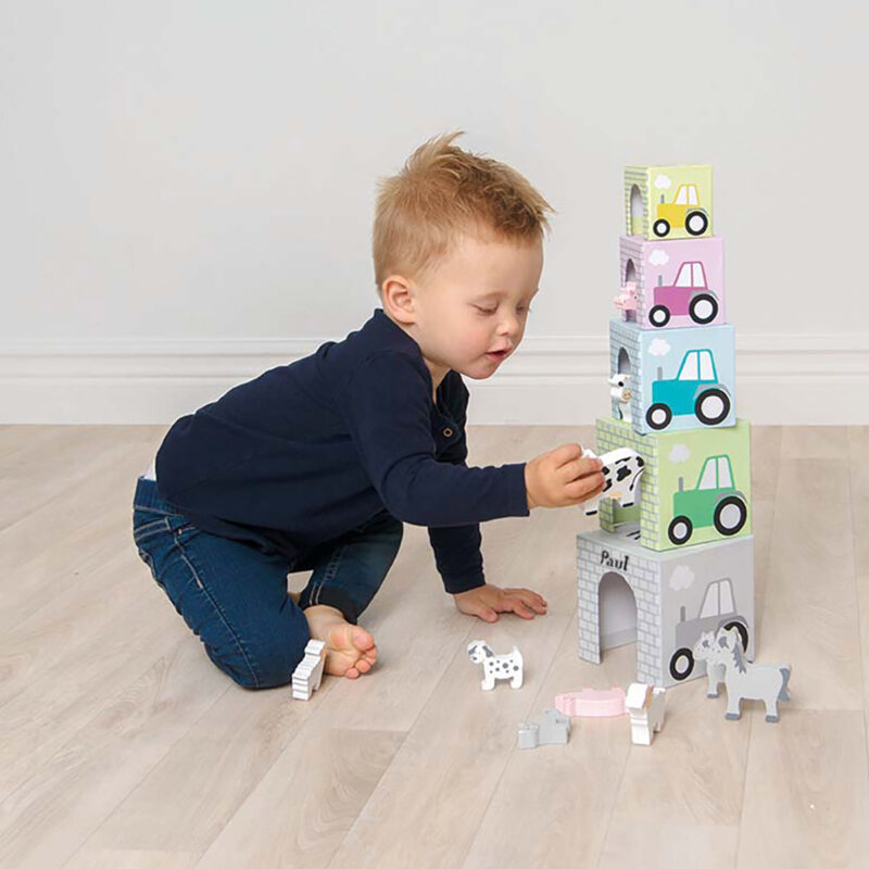 Bild von   stapelspiel bauernhof personaljpg | Individuelle 🎁 persönliche 🎁 personalisierte Geschenke bedruckt ▪ bestickt ▪ graviert