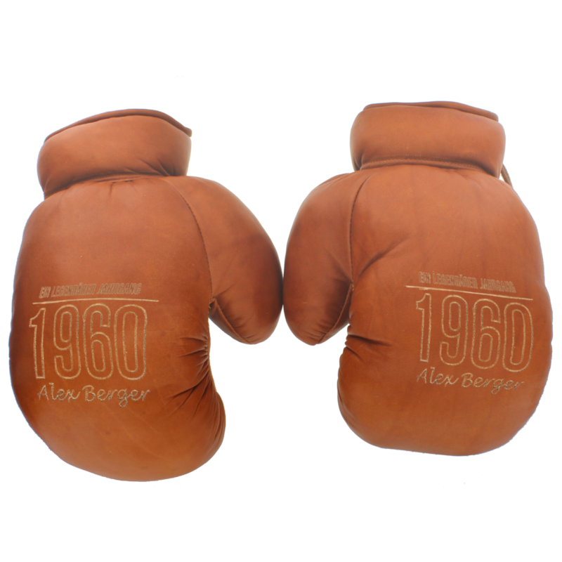 Bild von   echtleder retro boxhandschuhepng | Individuelle 🎁 persönliche 🎁 personalisierte Geschenke bedruckt ▪ bestickt ▪ graviert