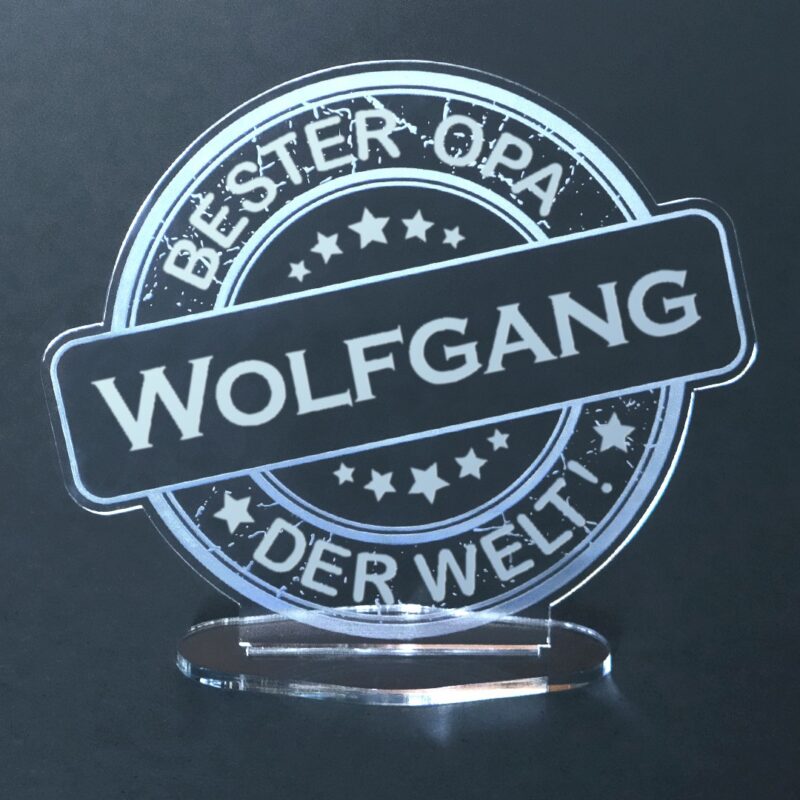 Bild von   acryl button mit namensgravurjpg | Individuelle 🎁 persönliche 🎁 personalisierte Geschenke bedruckt ▪ bestickt ▪ graviert