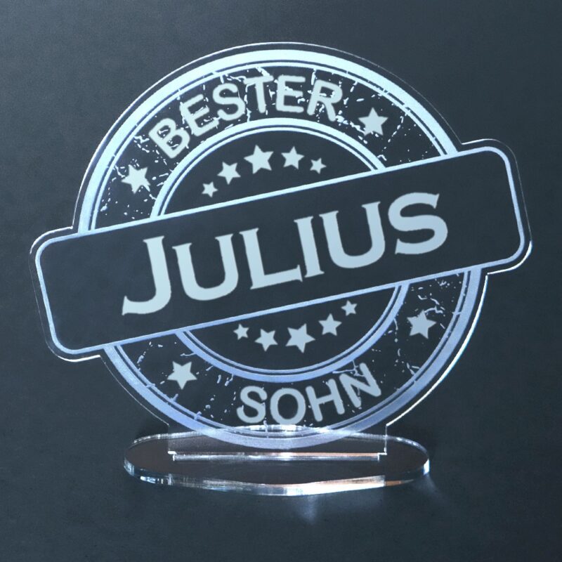 Bild von   acryl button mit namensgravurjpg | Individuelle 🎁 persönliche 🎁 personalisierte Geschenke bedruckt ▪ bestickt ▪ graviert