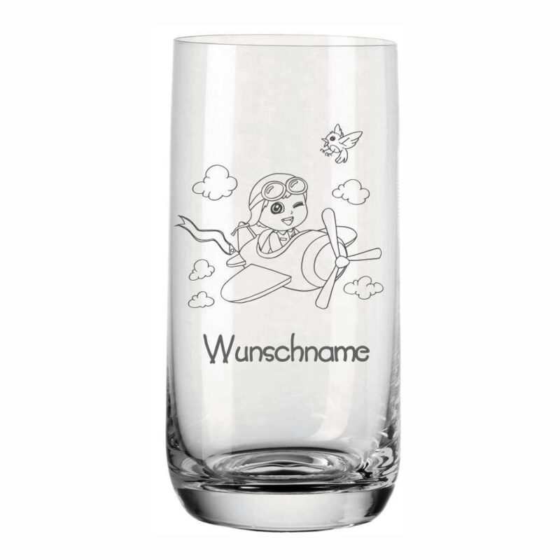 Bild von   trinkglas fuer kinder wunschnajpg | Individuelle 🎁 persönliche 🎁 personalisierte Geschenke bedruckt ▪ bestickt ▪ graviert