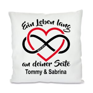 Kissen mit Motiv Modell: Herz - Infinity