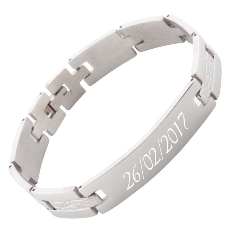 Bild von   armband mit gravur edelstahl ajpg | Individuelle 🎁 persönliche 🎁 personalisierte Geschenke bedruckt ▪ bestickt ▪ graviert