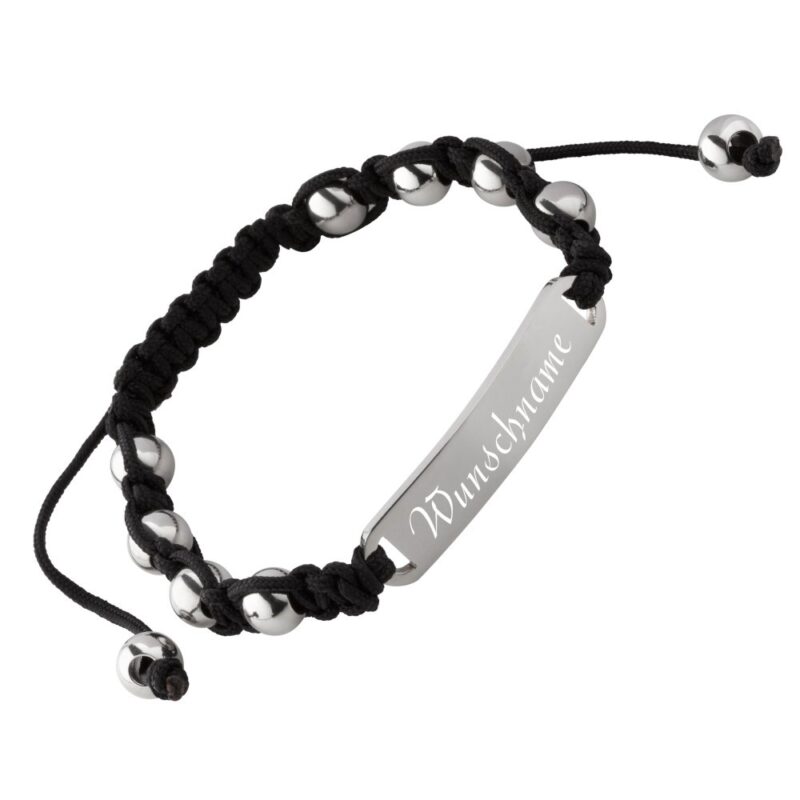 Bild von   shamballa armband mit gravur ajpg | Individuelle 🎁 persönliche 🎁 personalisierte Geschenke bedruckt ▪ bestickt ▪ graviert