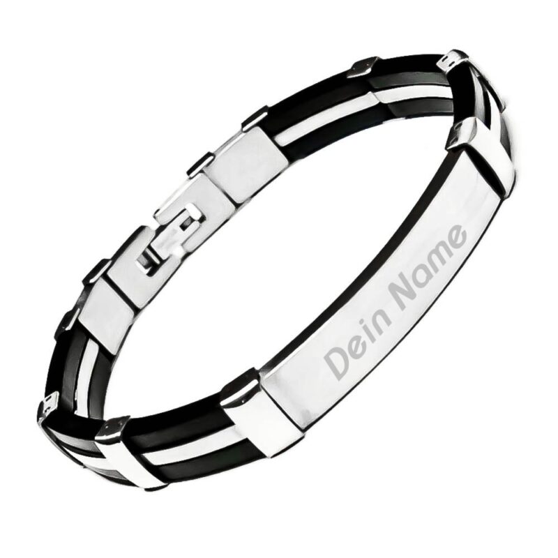 Bild von   armband mit gravur edelstahl kjpg | Individuelle 🎁 persönliche 🎁 personalisierte Geschenke bedruckt ▪ bestickt ▪ graviert