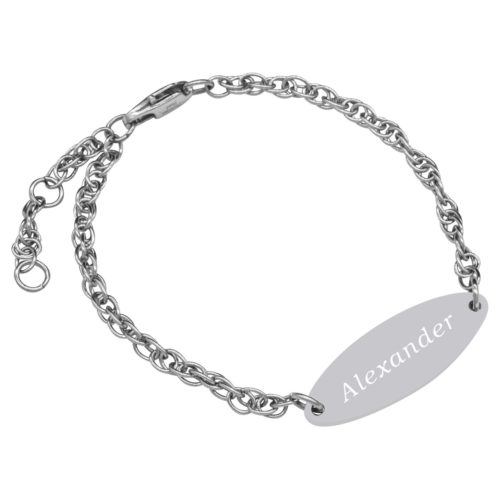 Armband mit Gravur Edelstahl AG-042