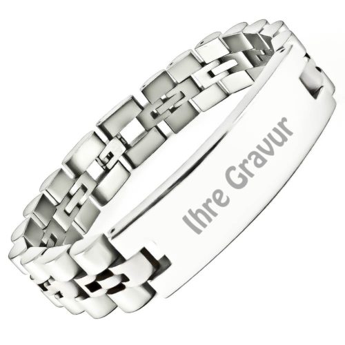 Armband mit Gravur Edelstahl AG-046