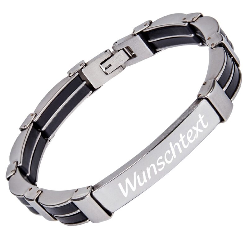 Bild von   armband mit gravur edelstahl ajpg | Individuelle 🎁 persönliche 🎁 personalisierte Geschenke bedruckt ▪ bestickt ▪ graviert