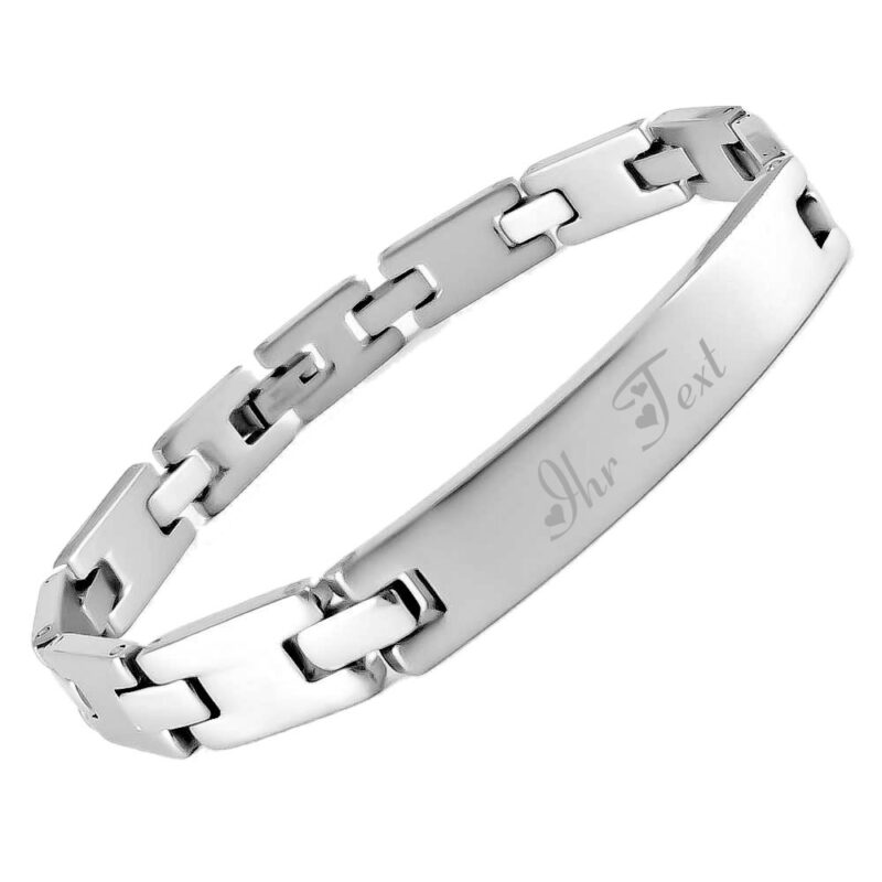 Bild von   armband mit gravur edelstahl ajpg | Individuelle 🎁 persönliche 🎁 personalisierte Geschenke bedruckt ▪ bestickt ▪ graviert