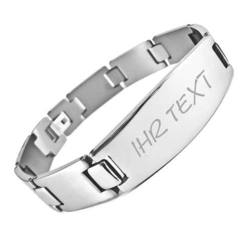 Armband mit Gravur Edelstahl AG-077