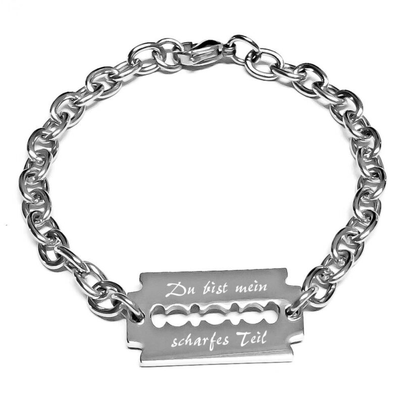 Bild von   armband mit gravur edelstahl rjpg | Individuelle 🎁 persönliche 🎁 personalisierte Geschenke bedruckt ▪ bestickt ▪ graviert