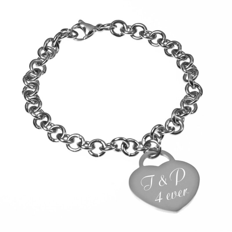 Bild von   herz armband mit gravur big hejpg | Individuelle 🎁 persönliche 🎁 personalisierte Geschenke bedruckt ▪ bestickt ▪ graviert