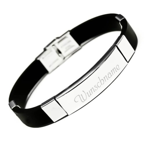 Armband mit Gravur Kautschuk KA-011