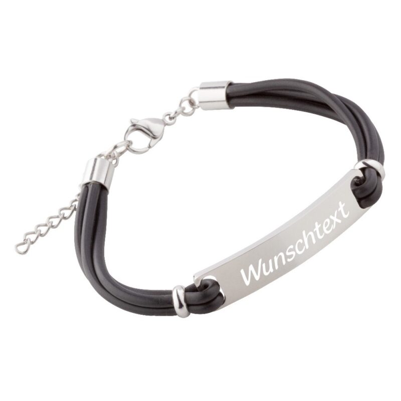 Bild von   armband mit gravur kautschuk kjpg | Individuelle 🎁 persönliche 🎁 personalisierte Geschenke bedruckt ▪ bestickt ▪ graviert