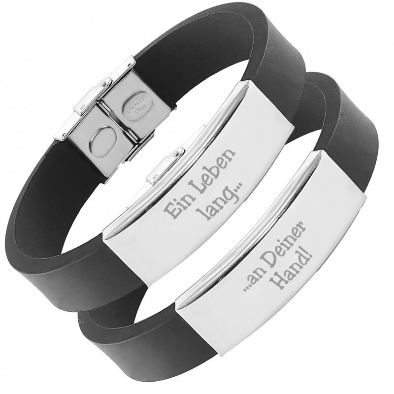 Bild von   armband mit gravur partner kaujpg | Individuelle 🎁 persönliche 🎁 personalisierte Geschenke bedruckt ▪ bestickt ▪ graviert
