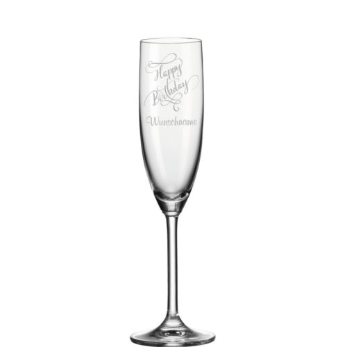 Sektglas von Leonardo-Happy Birthday