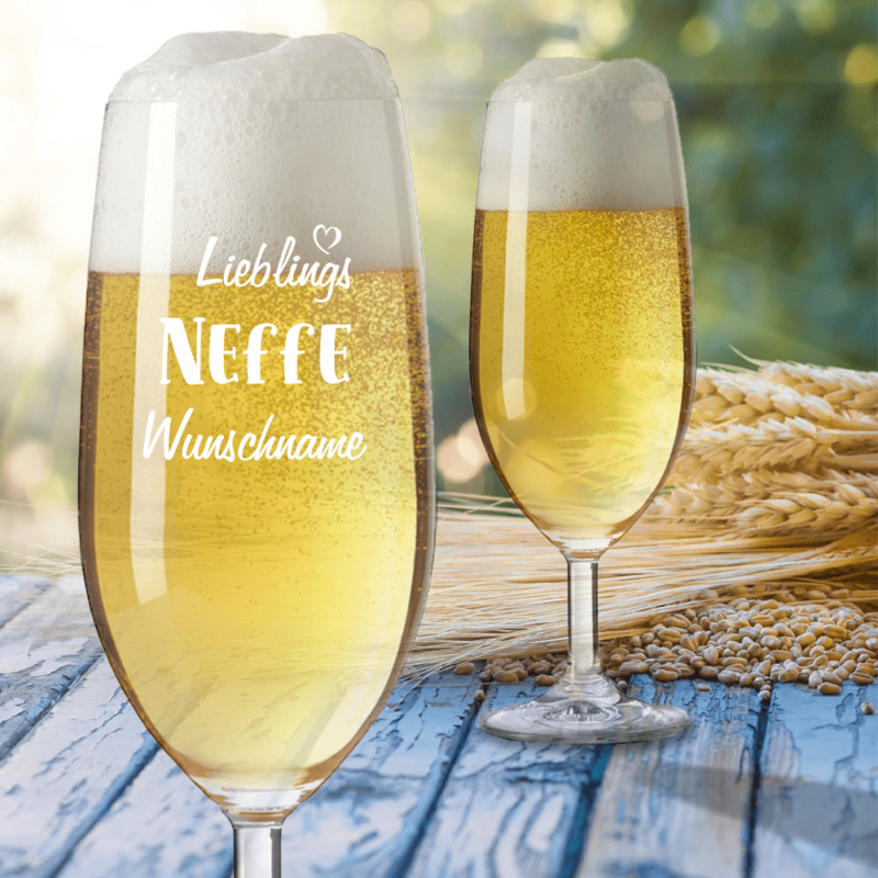 Bild von   bierglas mit gravur von leonarpng | Individuelle 🎁 persönliche 🎁 personalisierte Geschenke bedruckt ▪ bestickt ▪ graviert