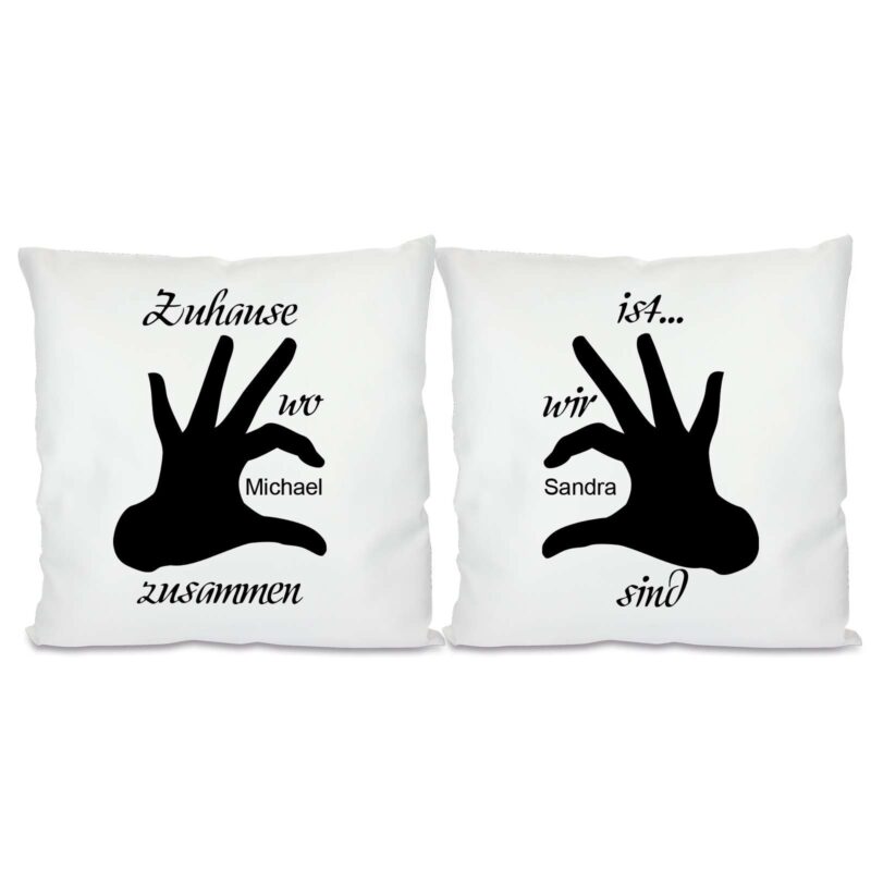 Bild von   kissen er set mit motiv modeljpg | Individuelle 🎁 persönliche 🎁 personalisierte Geschenke bedruckt ▪ bestickt ▪ graviert